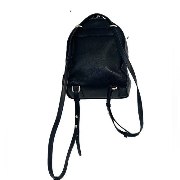 Michael Kors Small Black Leather Jessa Convertible Backpack/Crossbody - Picture 12 of 16